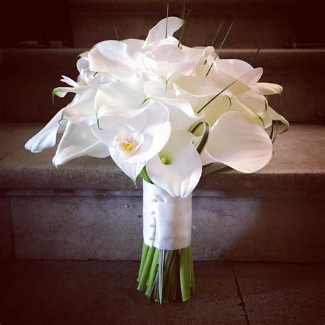 Calla Lily And Orchid Bride Bouquet Jane Maples Flowers