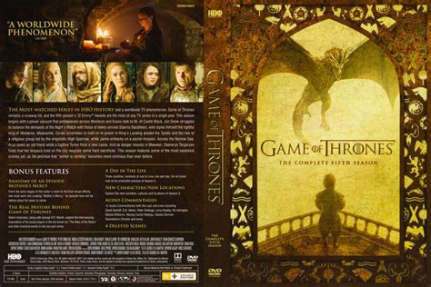 Game Of Thrones Season Dvd Cover Ar