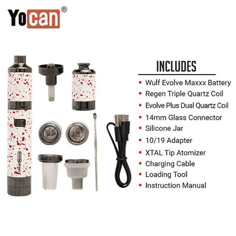 Yocan Evolve Maxxx 3 In 1 Wax Kit By Wulf Mods — Yocanamerica
