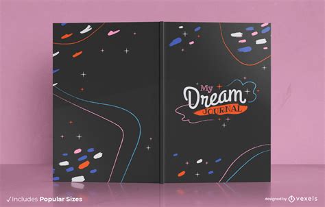 Abstract Dream Journal Book Cover Design Vector Download