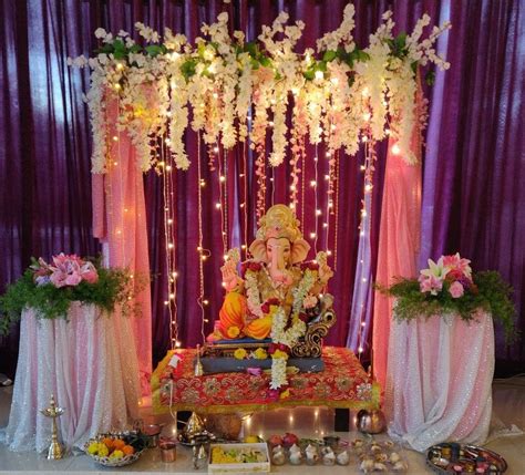 Ganpati Decoration At Home Best Ideas In 2021 At Home