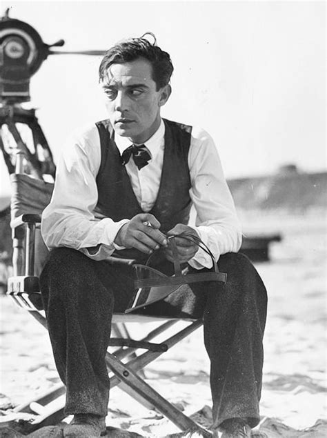 Buster Keaton On The Set Of The Cameraman 1928 Hollywood Golden Era