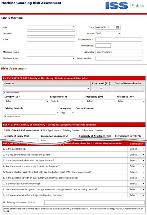 Puwer Risk Assessment Spreadsheet — db-excel.com