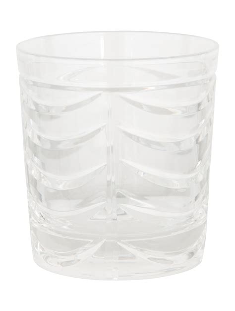 Tiffany And Co Swag Crystal Double Old Fashioned Glasses Clear