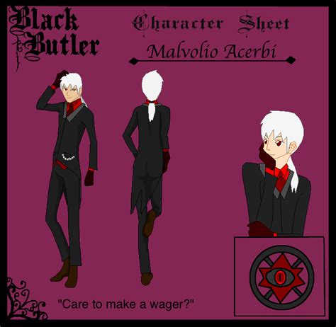 Black Butler Oc Malvolio Acerbi By Blackblade94 On Deviantart