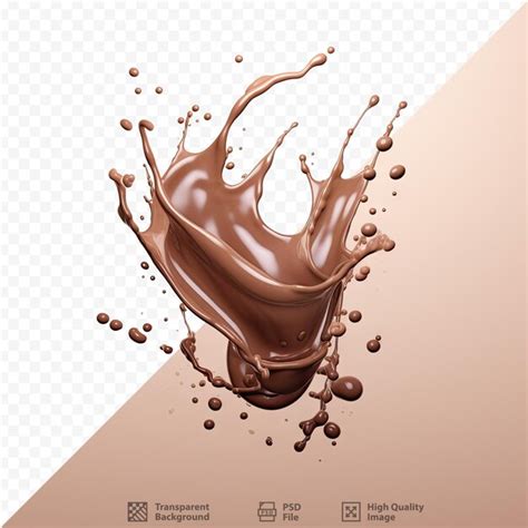 Premium Psd Chocolate Splash