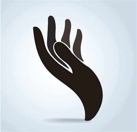 Hand Design Icon Hand Logo Vector Illustration 537525 Vector Art At