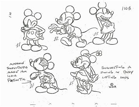 Michael Sporn Animation Splog More Mickey Models Disney Concept Art