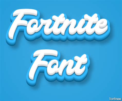 Fortnite Font Text Effect And Logo Design Font