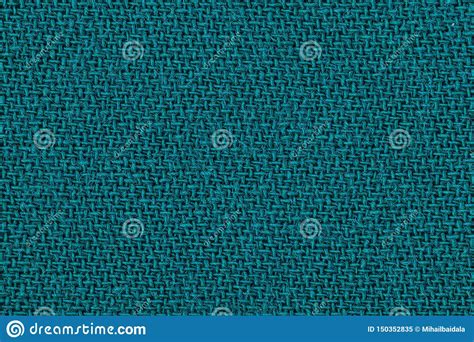 Dark Green Fabric Background Texture Detail Of Linen Textile Material