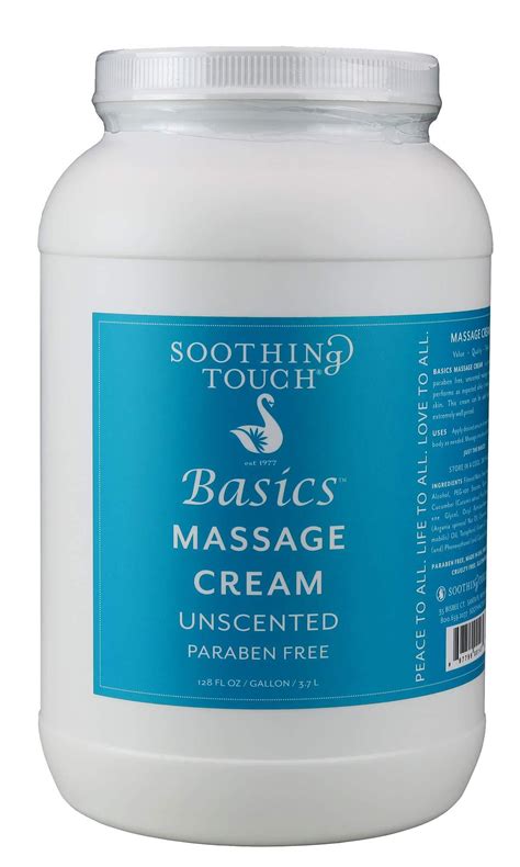 Soothing Touch Basics Massage Cream Unscented 1 Gallon 128 Fl Ounce