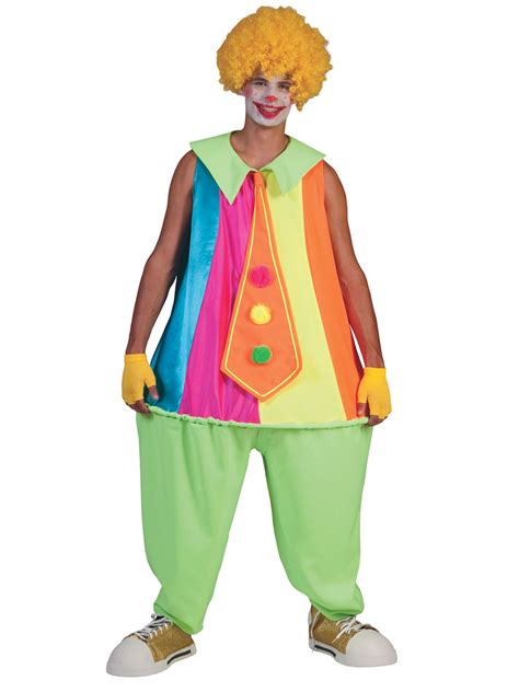 Neon Clown Udklædning Til Voksne Køb Kostumer Til Voksne På Vegaoodk