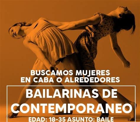 Casting En Buenos Aires Se Buscan Mujeres Bailarinas De Contemporaneo Entre Y A Os