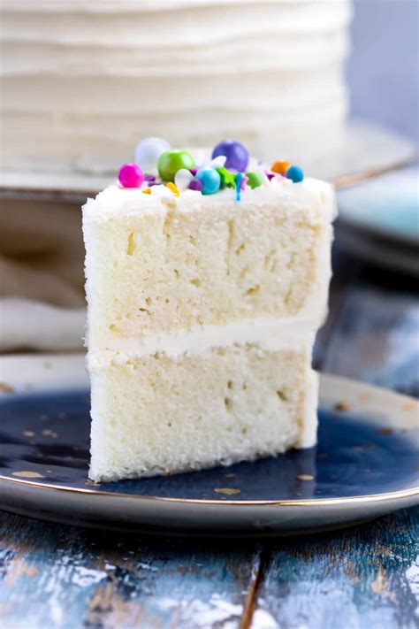 White Cake Recipe FROM SCRATCH! - Goodie Godmother