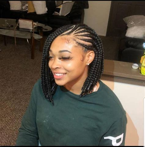 14 Ideal Black Hairstyles With Braids In The Front