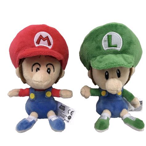 Super Mario Baby Mario And Luigi Baby Super Mario Bros Plush Doll