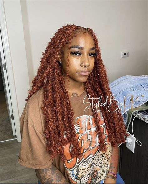 Ginger Butterfly Locs In 2022 Locs Hairstyles Messy Braided Hairstyles Hair Styles