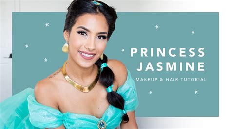 Turning Myself Into Disneys Princess Jasmine Makeup And Hair Tutorial Youtube