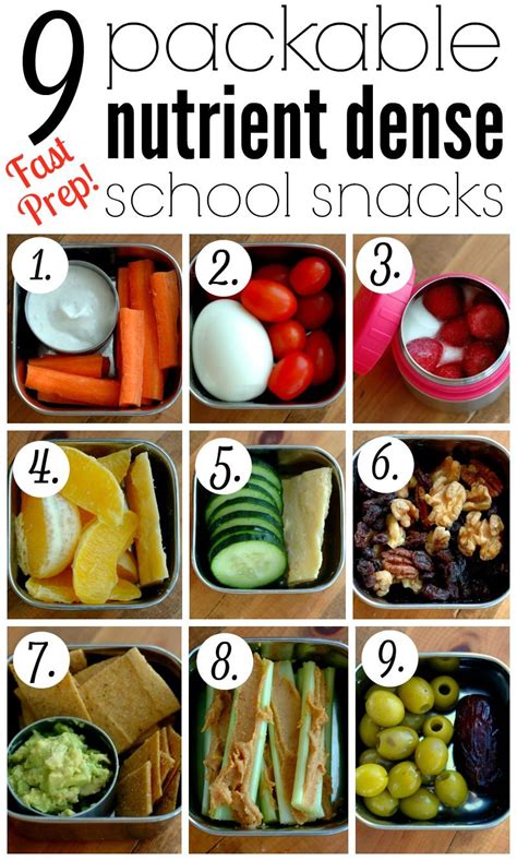 Healthy Snacks For School Doctor Heck