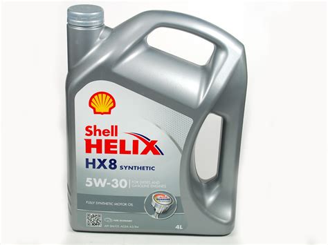 Helps to extend engine life by protecting against wear, even in the toughest driving conditions. SHELL Helix HX8 Synthetic 5W-30 4 л