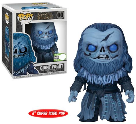 Funko Pop Game Of Thrones - Funko Game of Thrones POP Game of Thrones Giant Wight Exclusive Vinyl Figure 60 Damaged Package