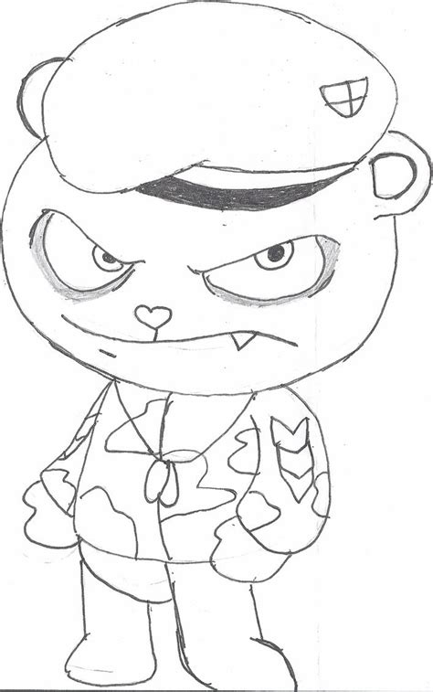 Share this coloring page with your friends! .:Old:. Evil Flippy by Interela1000 on DeviantArt