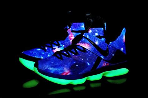 Mens Nike Lebron 14 Galaxy Glow In The Dark Basketball Shoes For Sale