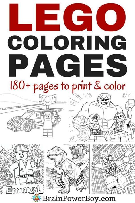 The lego movie coloring pages : 180+ Free Printable LEGO Coloring Pages! | Lego coloring ...