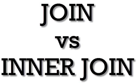 Sql Difference Between Inner Join And Join Sql Authority With Pinal