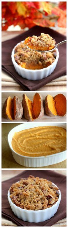 A layer of creamy sweet potatoes is covered with a delicious brown sugar and. These Sweet Potatoes are creamy and topped with a brown sugar pecan crust just like they are at ...
