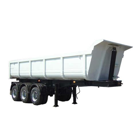 Vehicle Master Axle Axle Hydraulic Rear Dump Trailer Cubic Meter Tipper Semi Truck Tipping