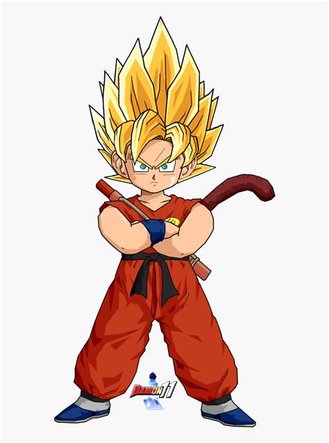 Kid Goku Ssj By Super Saiyan Goku Kid Hd Png Download Transparent