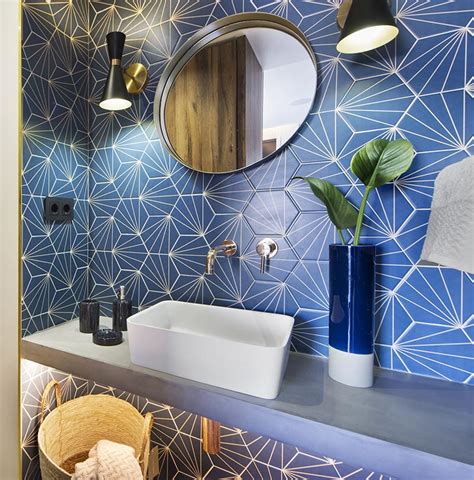 Contemporist Bathroom Design Ideas A Blue Starburst