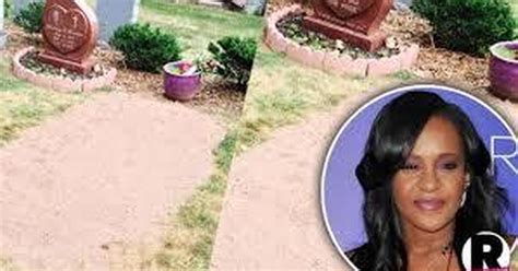 1st Photos Of Whitney Houstons Daughters Grave Lands Online Pulse