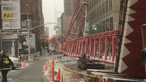 1 Killed Several Injured In Crane Collapse In Manhattan Abc7 San