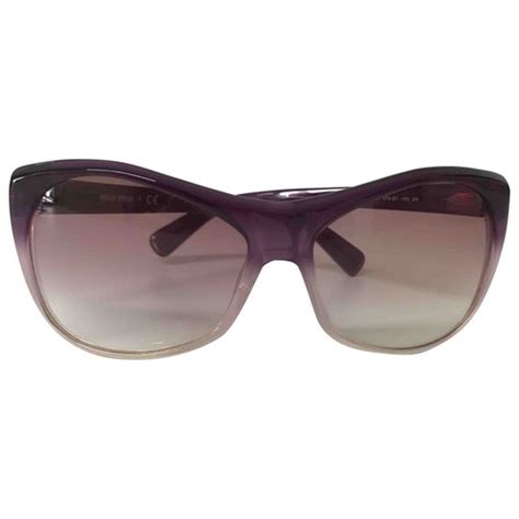 Miu Miu Purple Sunglasses Modesens