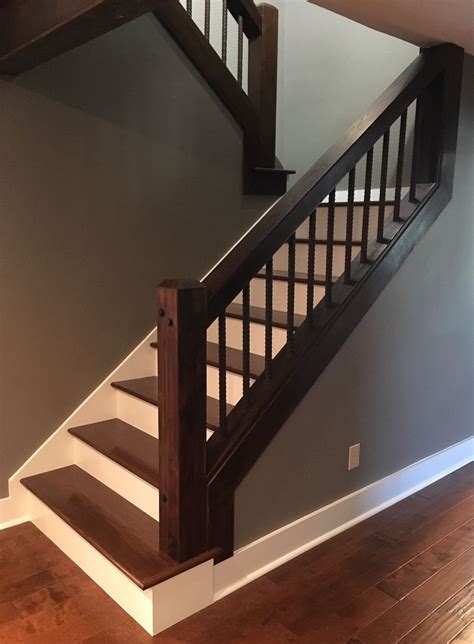 Rustic Stair Railing Ideas To Beautify House Design R