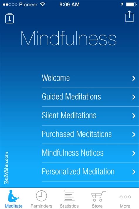 This app also includes a free ebook for those interested in learning more about meditation benefits and techniques. 9 Must Have Mindfulness Apps for the Iphone - Zen Wahm