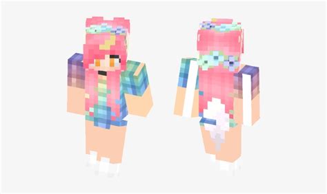 Kawaii Minecraft Skins Illustration 584x497 Png Download Pngkit