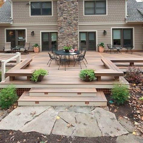 Awesome Backyard Patio Deck Design And Decor Ideas 19 Cozy Backyard