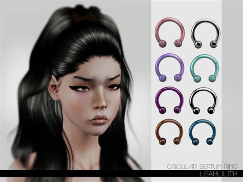 Simpliciaty Lilith Rings Sims 4 Piercings Sims 4 Cc Finds Sims 4
