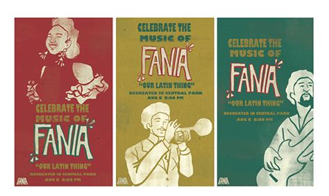 Fania All Star Poster Series On Behance