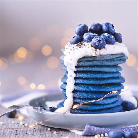 Blue Pancakes Yay Or Nay All Naturally Colored Yes I Cant Even