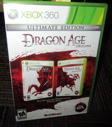 Dragon Age Origins Ultimate Edition 2 Disc Game F Microsoft Xbox 360