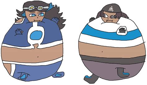 Shelly And Team Aqua Grunt Inflated Request By Christopherthe2ndson On Deviantart