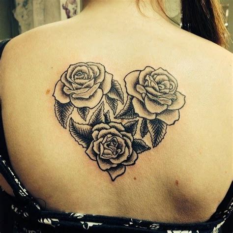 A rose tattoo on your chest allows you to hold your loved ones and the symbol of love close to your heart for the perfect balance of love and care. 31 best Heart Shaped Rose Tattoo images on Pinterest ...