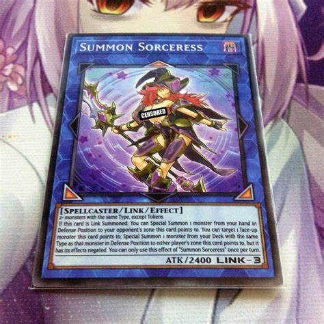Sexy Summon Sorceress Common Orica Fanmade Yugioh Card Etsy