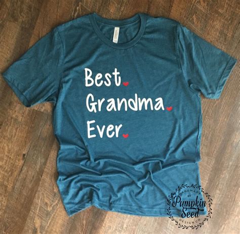 Best Grandma Ever Custom Grandma Granny Nana Mothers Etsy
