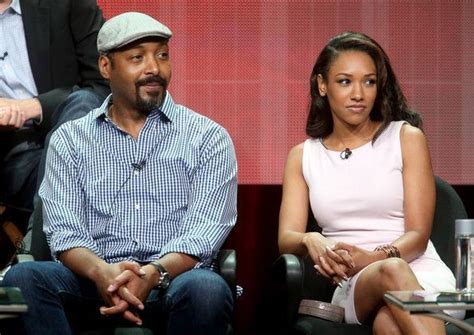 Candice K Patton With Jesse L Martin Promoting The Flash
