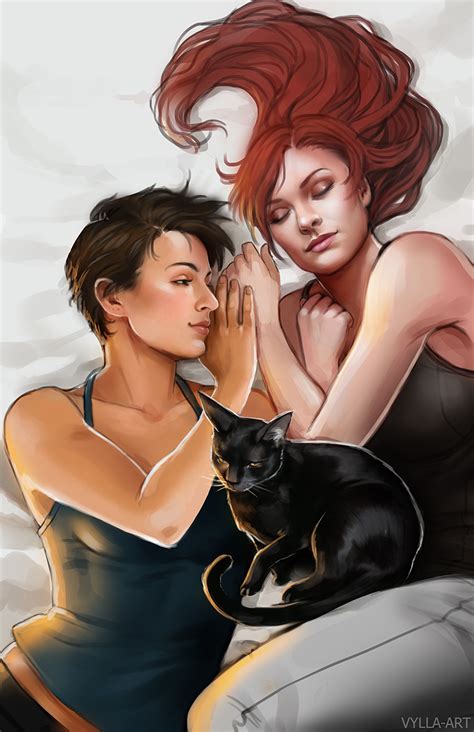 Natasha Maria And Liho Fanart By Vylla Art Marvel 616